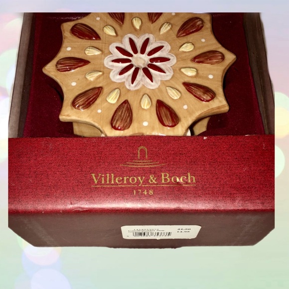 📚 VILLEROY and BOCH Gingerbread Wheel Candle Holder - Picture 2 of 4